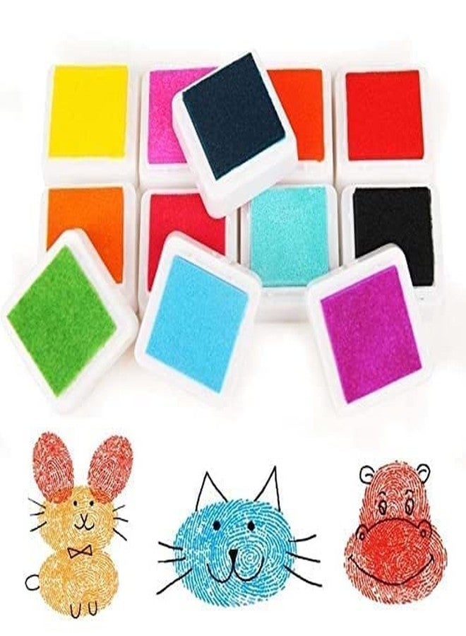 KRAFTMASTERS� Stamp Pads, Craft Ink Pad Stamps for Rubber Stamps, Paper, Scrapbooking, Wood Fabric, Best Gift for Kids (Pack of 12) - Image 4